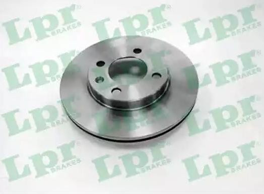 LPR A1071V: Piduriketas Ø: 239mm, sisemine õhutus, Ø: 239mm