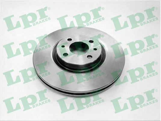 LPR L2081V: Piduriketas Ø: 284mm, sisemine õhutus, Ø: 284mm