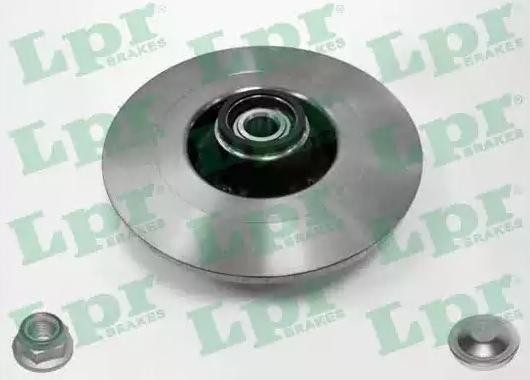 LPR R1030PCA: Piduriketas LPR HUB BRAKE DISC LINE Ø: 270mm, täis, Ø: 270mm, koos lisadega, koos rattalaagri komplektiga, koos ABS-andurirõngaga
