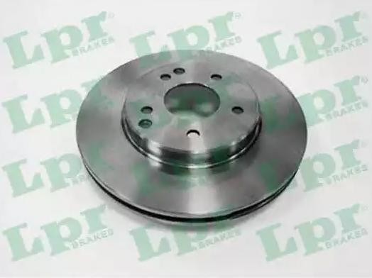 LPR M2601V: Piduriketas Ø: 288mm, sisemine õhutus, Ø: 288mm