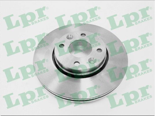 LPR N2003V: Disc de frână Ř: 260mm, ventilat interior, Ř: 260mm