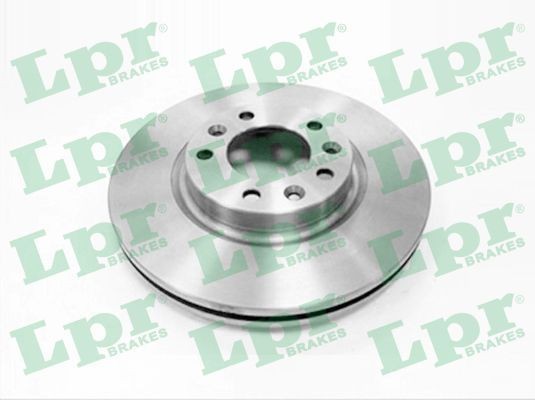 LPR P1251V: Bromsskiva Ø: 283mm, Ø: 283mm
