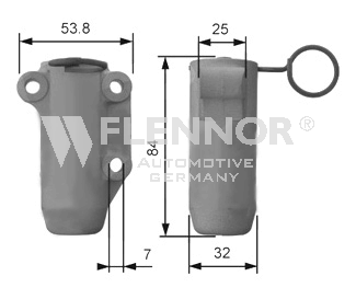 FLENNOR FD99021: Amortizor vibratii, curea distributie