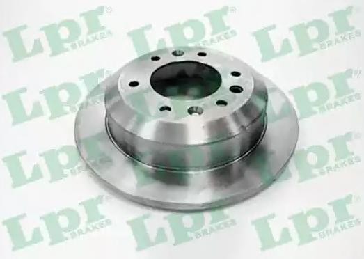 LPR K2008P: Disque de frein Ø: 324mm, plein, Ø: 324mm