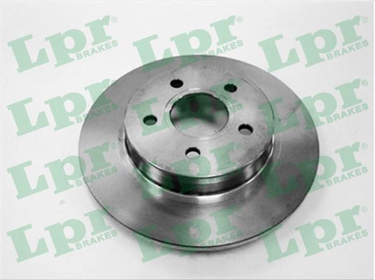 LPR F1010P: Jarrulevy Ø: 280mm, täysi, Ø: 280mm