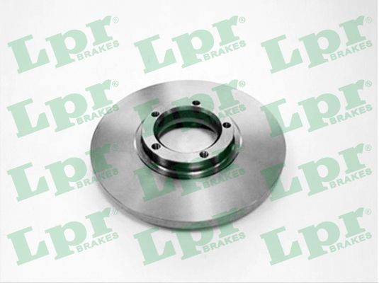 LPR F1211P: Disc de frână Ř: 254mm, plin, Ř: 254mm