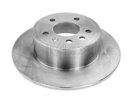 MEYLE 615 523 6010: Disc de frână puntea spate, Ř: 286mm, plin, Ř: 286mm, Quality Kit