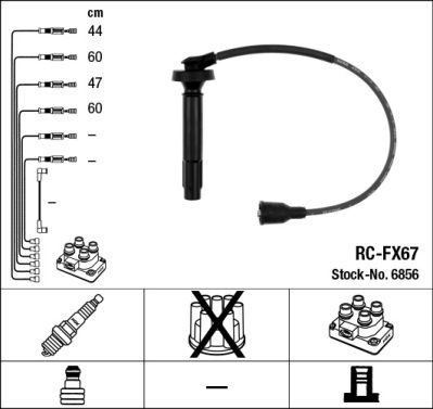 NGK 6856: Set cablaj aprinder