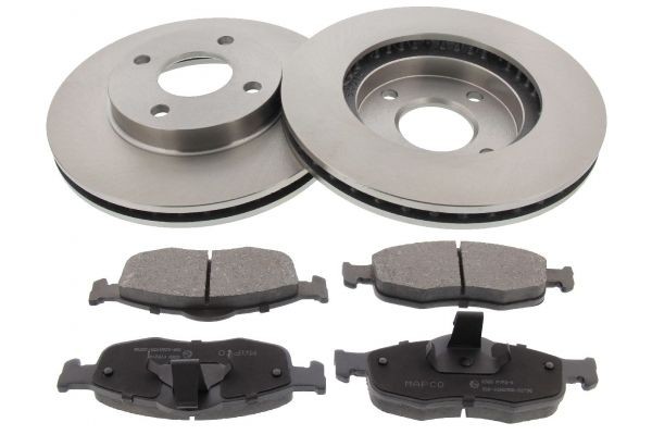 MAPCO 47657: Pidurikomplekt, ketaspidur Esisild, Ø: 260mm, õhutusega