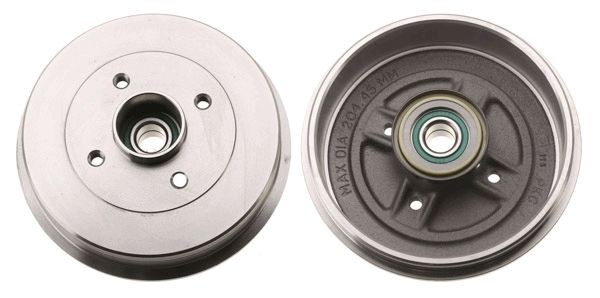 TRW DB4214MR: Piduritrummel 234mm, koos integreeritud rattalaagriga, koos ABS-andurirõngaga