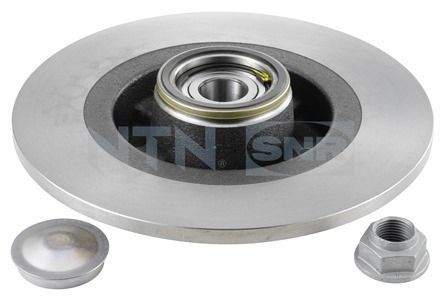 SNR KF155.111U: Piduriketas Ø: 274mm, täis, Ø: 274mm, koos kummlaagriga, koos laagriga