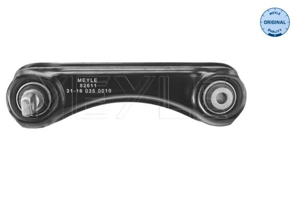 MEYLE 31-16 035 0010: Bras de suspension supérieur, Essieu arrière gauche, Tôle d'acier, avec support en caoutchouc, ORIGINAL Quality