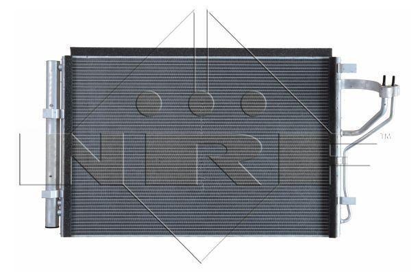 NRF 35996: Condensator, climatizare cu uscator, cu inel etansare, EASY FIT