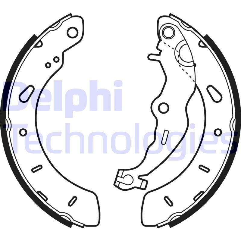 DELPHI LS2062: Piduriklotside komplekt