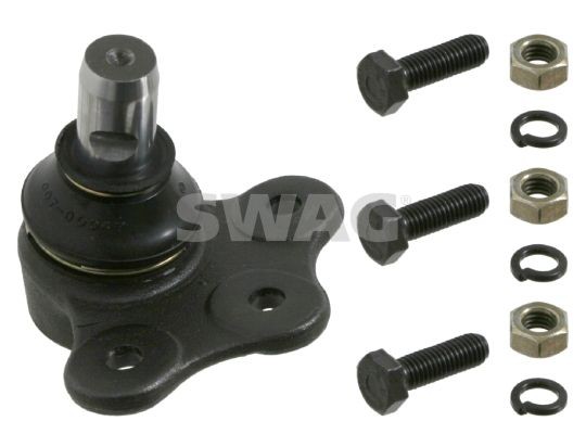 SWAG 57 92 2951: Articulatie sarcina / ghidare Axa fata stanga, partea de jos, Axa fata dreapta, 18mm, cu piulițe, cu suruburi