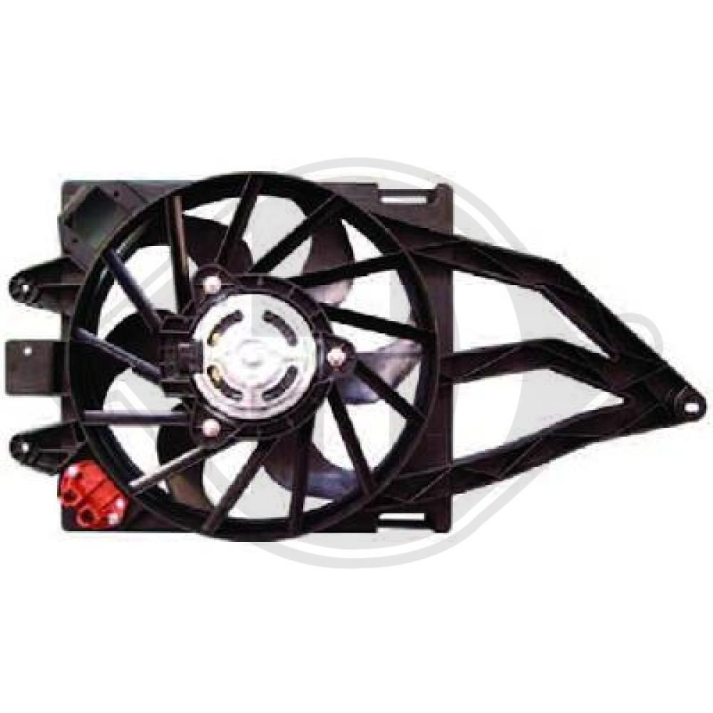 DIEDERICHS 8343502: Ventilátor kondenzátora klimatizácie