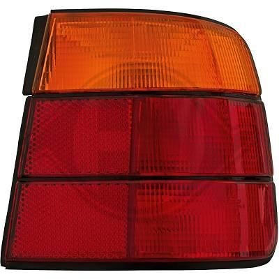 DIEDERICHS 1222090: Lampă din spate dreapta, cu suport bulb, cu bec cu incandescanta