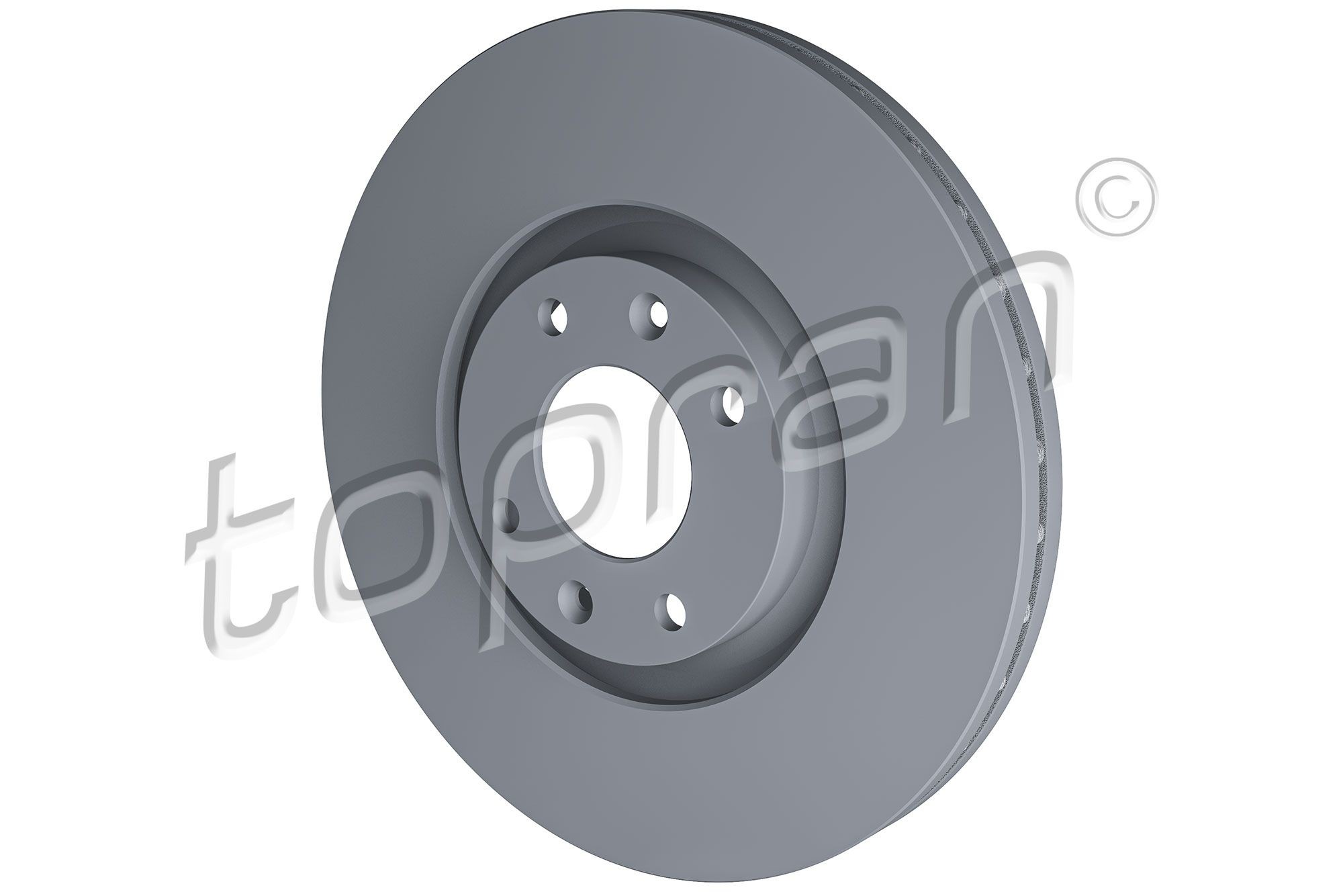 TOPRAN 722 455: Piduriketas Esisild, Ø: 302mm, õhutusega, Ø: 302mm, kaetud