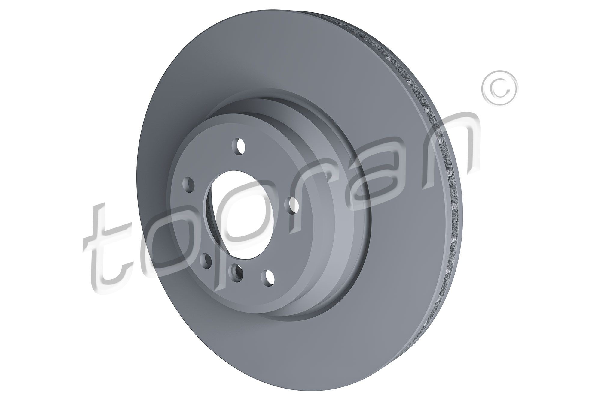 TOPRAN 501 711: Piduriketas Esisild, Ø: 348mm, õhutusega, Ø: 348mm, kaetud