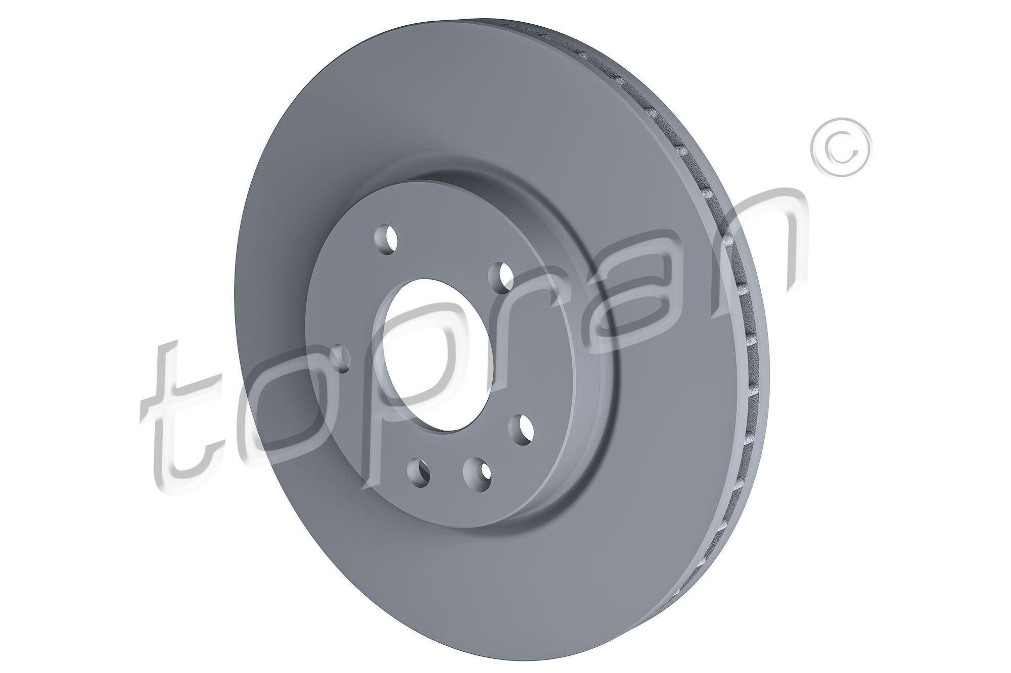 TOPRAN 207 982: Disc de frână punte fata, Ř: 300mm, ventilat, Ř: 300mm, acoperit (cu un strat protector)