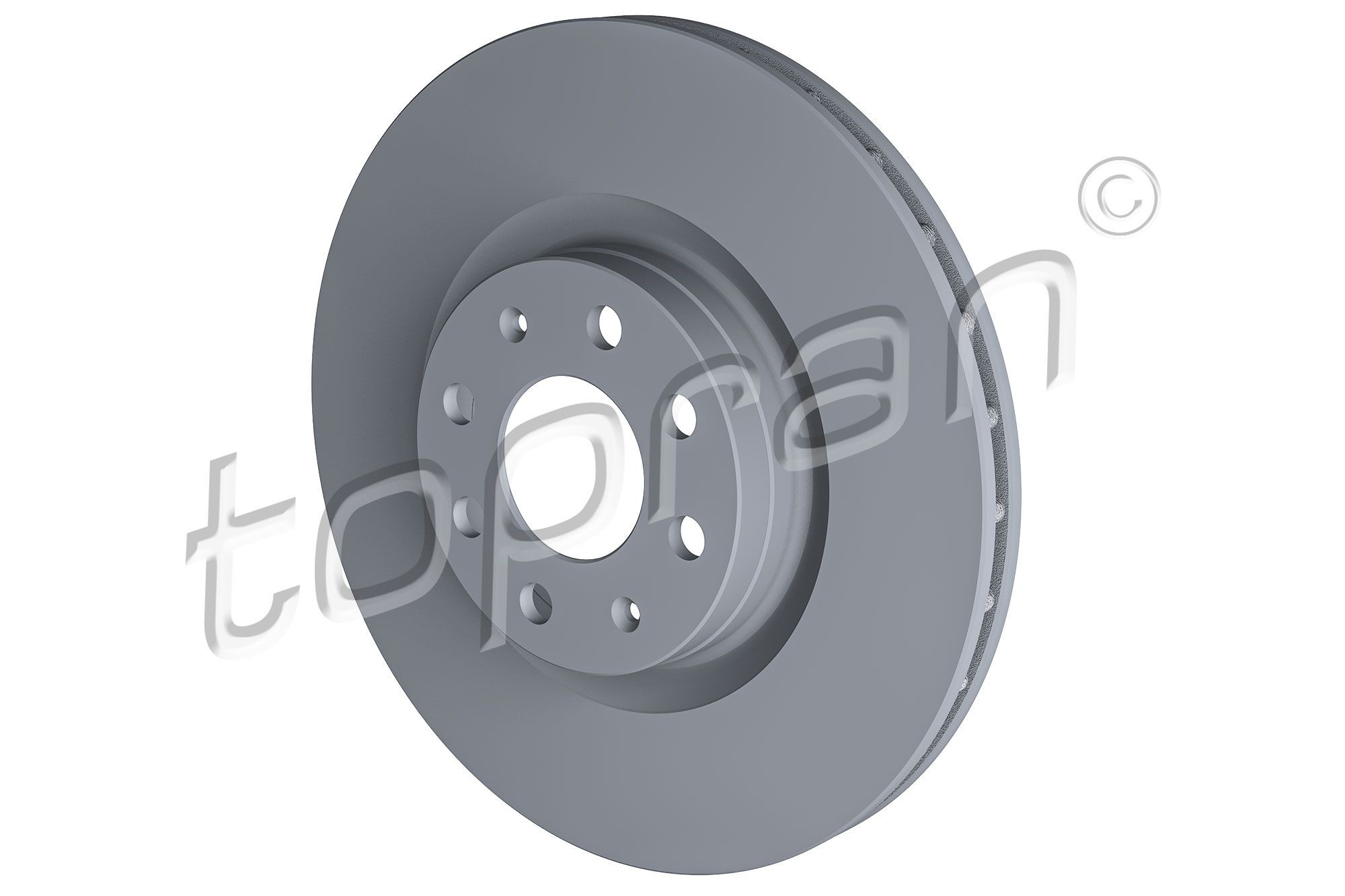 TOPRAN 207 628: Piduriketas Esisild, Ø: 284mm, õhutusega, Ø: 284mm, kaetud