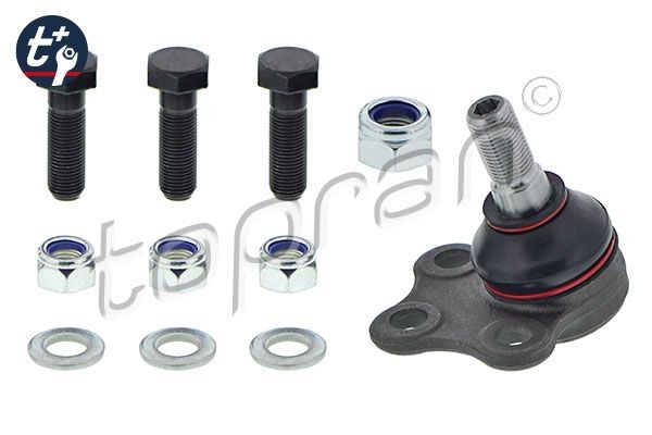 TOPRAN 207 676: Articulatie sarcina / ghidare Axa fata stanga, Axa fata dreapta, cu material de atașare/fixare, t+