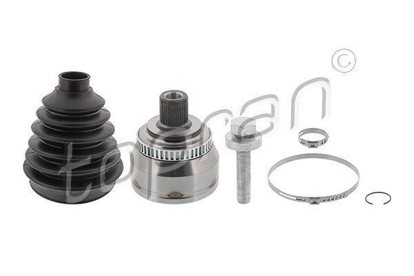 TOPRAN 109 395: Set articulatie, planetara Axa fata stanga, Axa fata dreapta, spre roata, cu material de atașare/fixare, cu burduf, cu senzor ABS