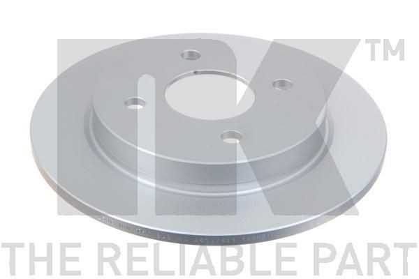 NK 312536: Piduriketas Ø: 253mm, täis, Ø: 253mm, kaetud