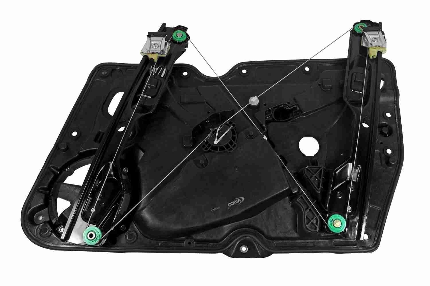 VAICO V10-2533: Mecanism actionare geam fata stanga, electric, fara motor electric, cu placa insurubata, Original VAICO Quality