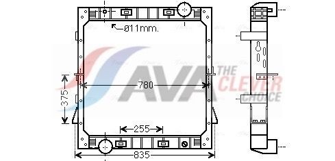 AVA COOLING SYSTEMS IV2097: Køler, motorkøling