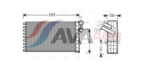 AVA COOLING SYSTEMS CNA6239: Radiateur de chauffage sans tuyau