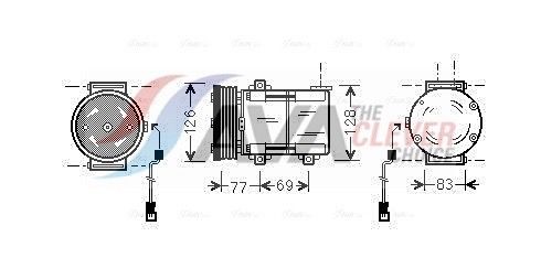 AVA COOLING SYSTEMS FDAK289: Kliimakompressor