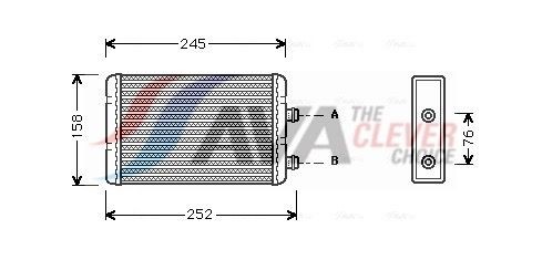 AVA COOLING SYSTEMS FT7579: Ventilator, radiator 383mm