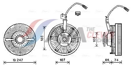 AVA COOLING SYSTEMS MNC070: Cupla, ventilator radiator