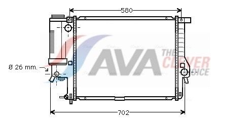 AVA COOLING SYSTEMS BWA2201: Radiateur du moteur