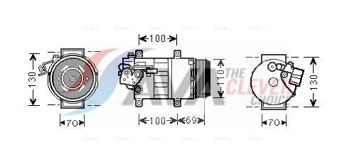 AVA COOLING SYSTEMS MSK576: Kompresor klimatizácie