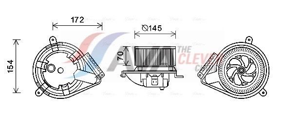 AVA COOLING SYSTEMS MS2092: Radiaator, mootorijahutus
