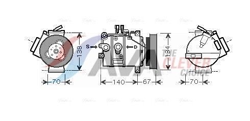 AVA COOLING SYSTEMS MTK020: Compresor AC