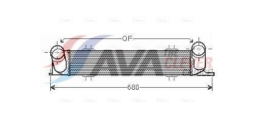 AVA COOLING SYSTEMS BW4378: Vahejahuti Ühendus vasakul, nurga all, ilma kiirühenduseta