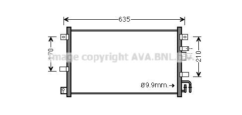 AVA COOLING SYSTEMS MZA5238: Condensator, climatizare cu uscator