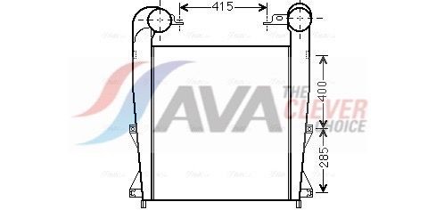 AVA COOLING SYSTEMS RE4076: Intercooler