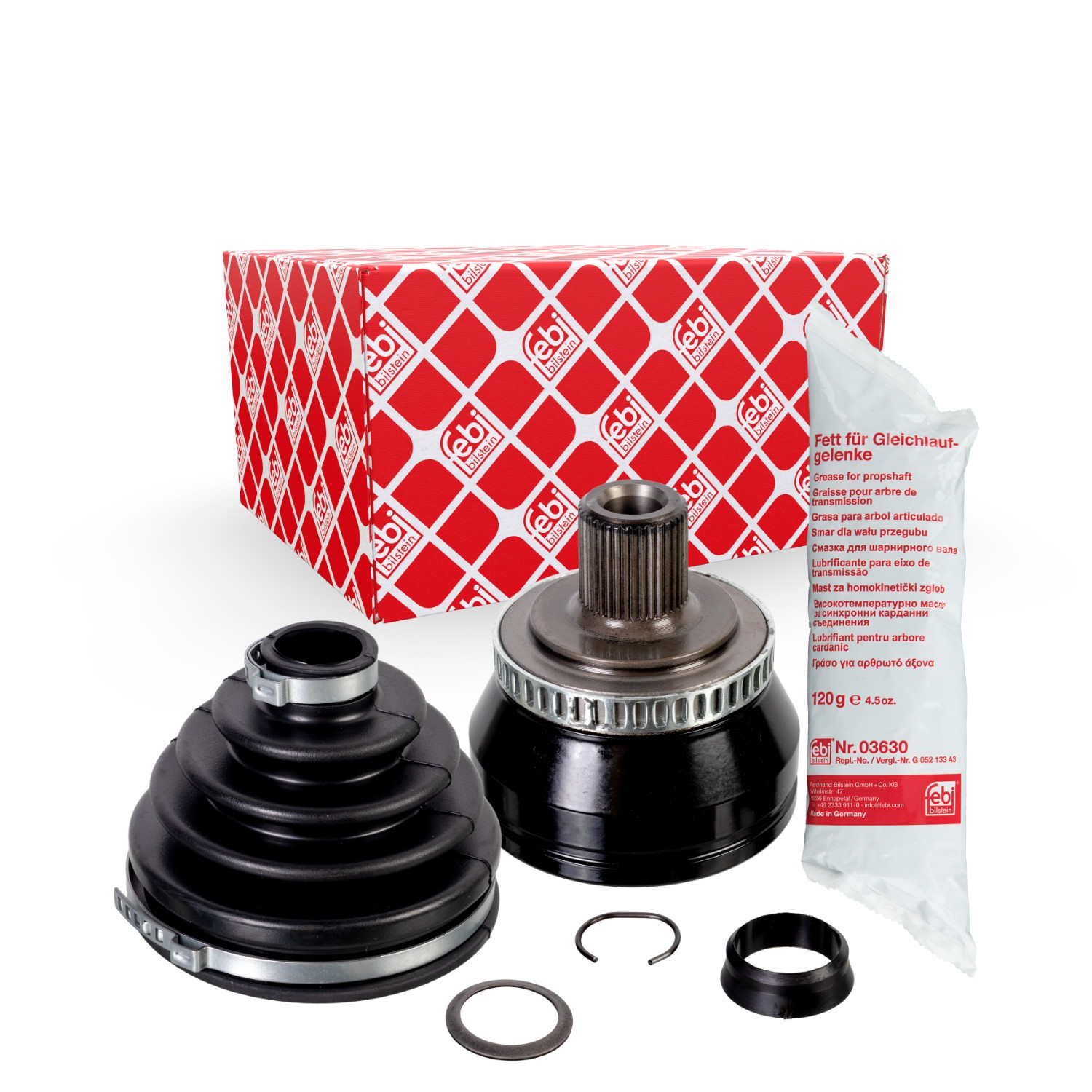 FEBI BILSTEIN 33226: Set articulatie, planetara punte fata, spre roata, cu unsoare
