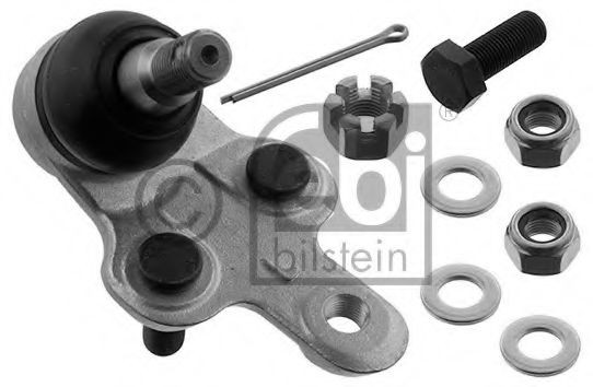 FEBI BILSTEIN 43122: Rotule de suspension Essieu avant gauche, inférieur, 17,5mm, avec matériel de montage/fixation