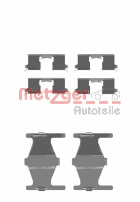 METZGER 109-1204: Lisakomplekt, ketaspiduriklotsid