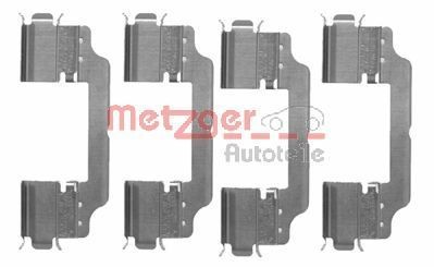 METZGER 109-1716: Set accesorii, placute frana GREENPARTS