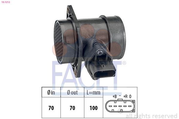 FACET 1.5093UHDV: Ühenduskomplekt, süütejagaja Made in Italy - OE Equivalent