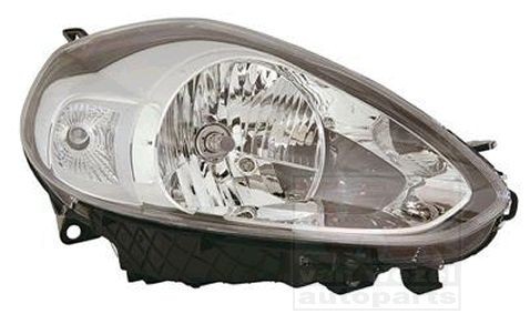 VAN WEZEL 1619962V: Far dreapta, H4, cu motor reglaj LWR, Culoare lumina semnalizator: transparent