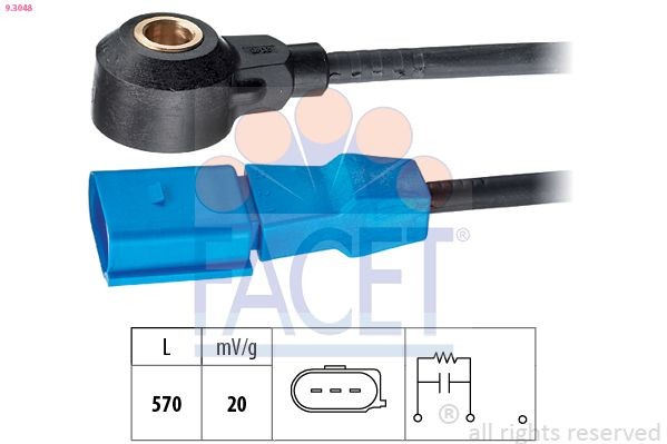FACET 9.3048: Detonatsiooniandur Made in Italy - OE Equivalent