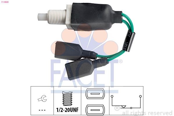 FACET 7.1059: Piduritulelüliti Made in Italy - OE Equivalent