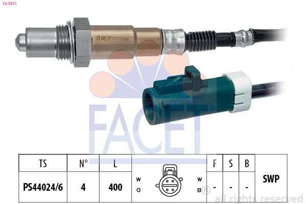 FACET 10.7611: Lambda andur Made in Italy - OE Equivalent